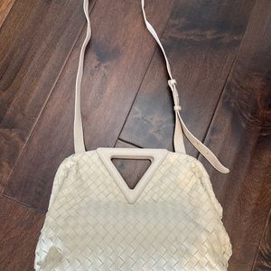 Gorgeous cream coloured crossbody/clutch